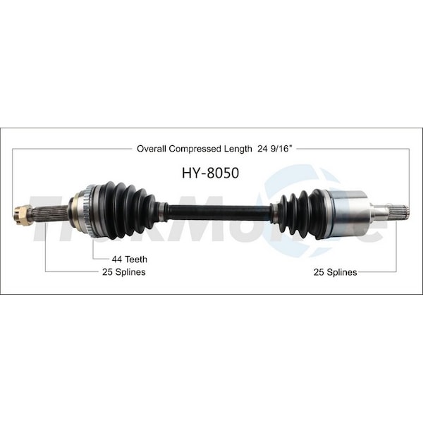 Surtrack Axle Cv Axle Shaft, Hy-8050 HY-8050 - main